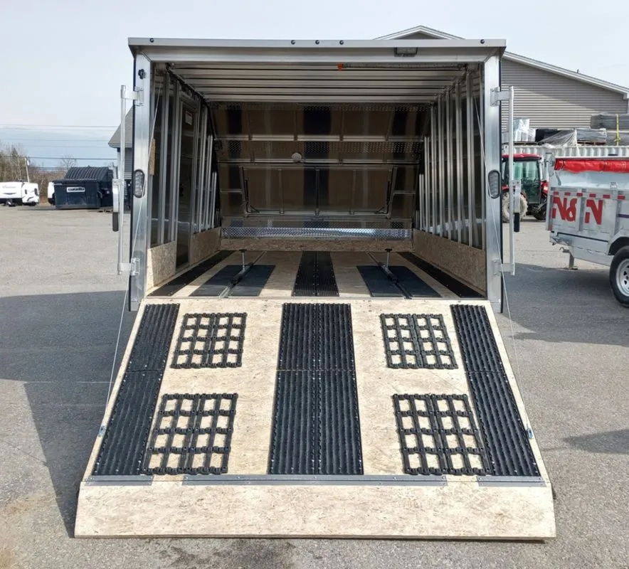 Mission Trailers 101×12 Aluminum 2-Place Crossover w/Mats & Guides, Rear Canopy - Image 19