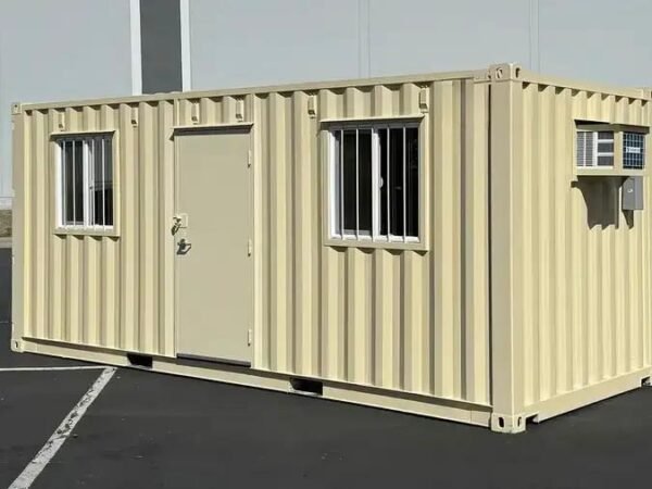 20ft Ground Level Office Container – Portable, Sec…