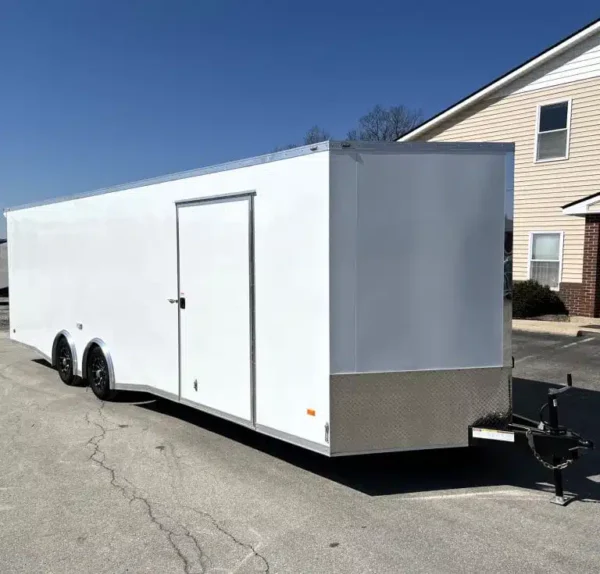 Enclosed Car Hauler 2025 26ft. Blaze w/Cabinets, Flooring, Alum Wheels, Spread Torsion Axles & More! 9882