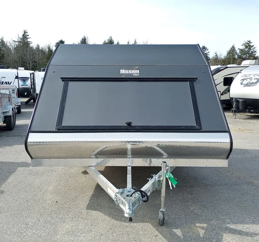 Mission Trailers 101×12 Aluminum 2-Place Crossover w/Mats & Guides, Rear Canopy - Image 18