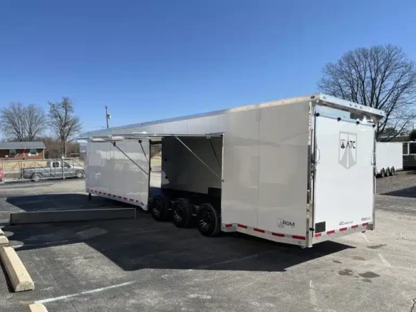 Enclosed ATC Gooseneck Car Trailer 2026 44ft. Aluminum ROM 500 w/Aluminum Wheels 5790
