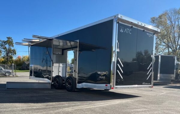 Enclosed ATC Car Trailer 2026 24ft. Aluminum ROM 550 w/Large Escape Door & LifeTrac 6203