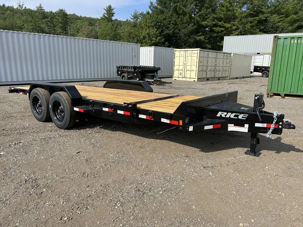 2024 Rice Trailers 7×20 16K Tilt Deck Equipment w/Spare Mount - Image 8