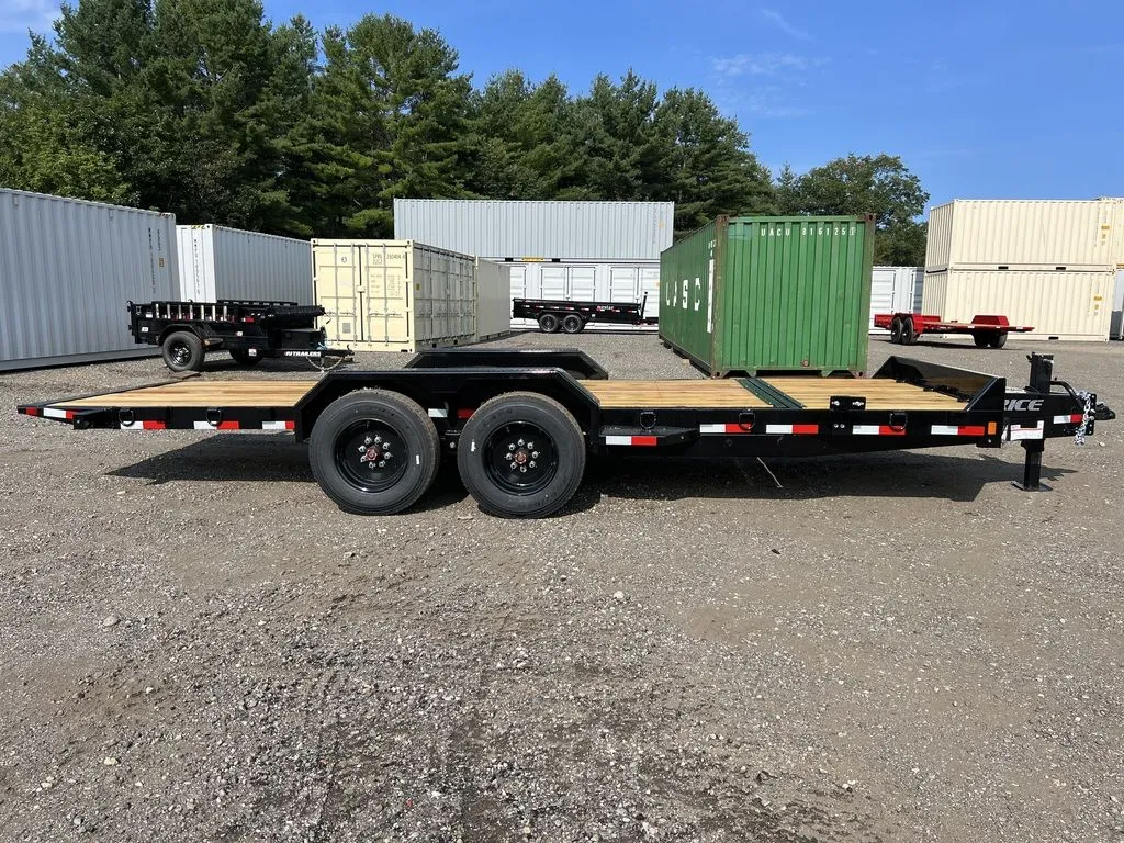 2024 Rice Trailers 7×20 16K Tilt Deck Equipment w/Spare Mount - Image 7