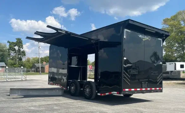 Enclosed Car Trailer 2026 20ft. Haulmark Edge w/Large Escape Door & Black Finished Interior 2820