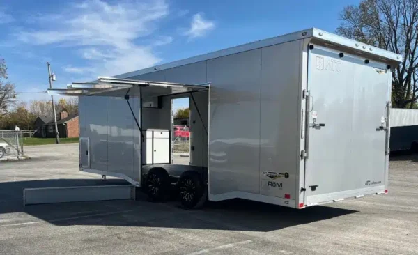 Enclosed ATC Car Trailer 2026 24ft. Aluminum ROM 400 w/Large Escape Door & Aluminum Wheels 5753