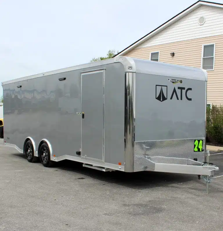 Enclosed ATC Car Trailer 2026 24ft. Aluminum ROM 400 w/Large Escape Door & Aluminum Wheels 5753 - Image 3