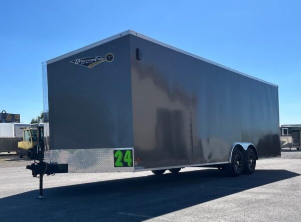 Enclosed Car Hauler 2026 24ft. Hero w/Heavy Duty Ramp Door & Aluminum Wheels 9653