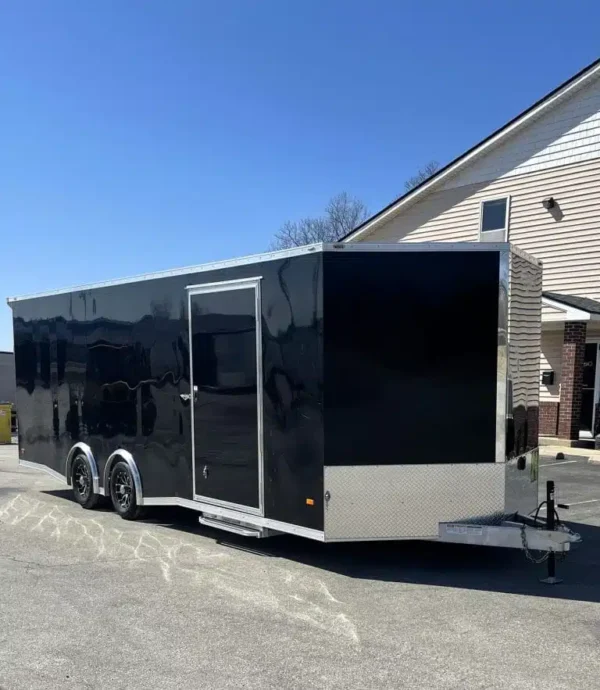 Enclosed Car Hauler 2026 24ft. Aluminum Blaze w/Finished Interior & Aluminum Wheels 0879