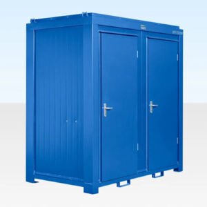 1+1 Double Mains Toilet 8Ft x 5Ft (Blue)
