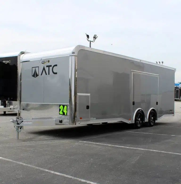 Enclosed ATC Car Trailer 2026 24ft. Aluminum ROM 400 w/Large Escape Door & Aluminum Wheels 5753 - Image 2